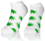 Șosete scurte Seria 1849 Frunză albă