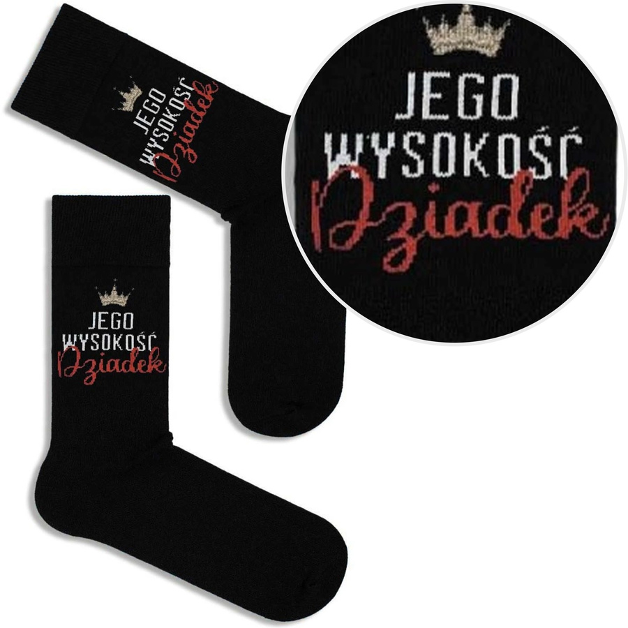 Socken Serie Großeltern Schwarz