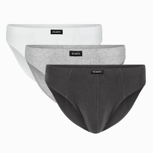 Slips Herren 3BMP-322 Weiß Grau Schwarz