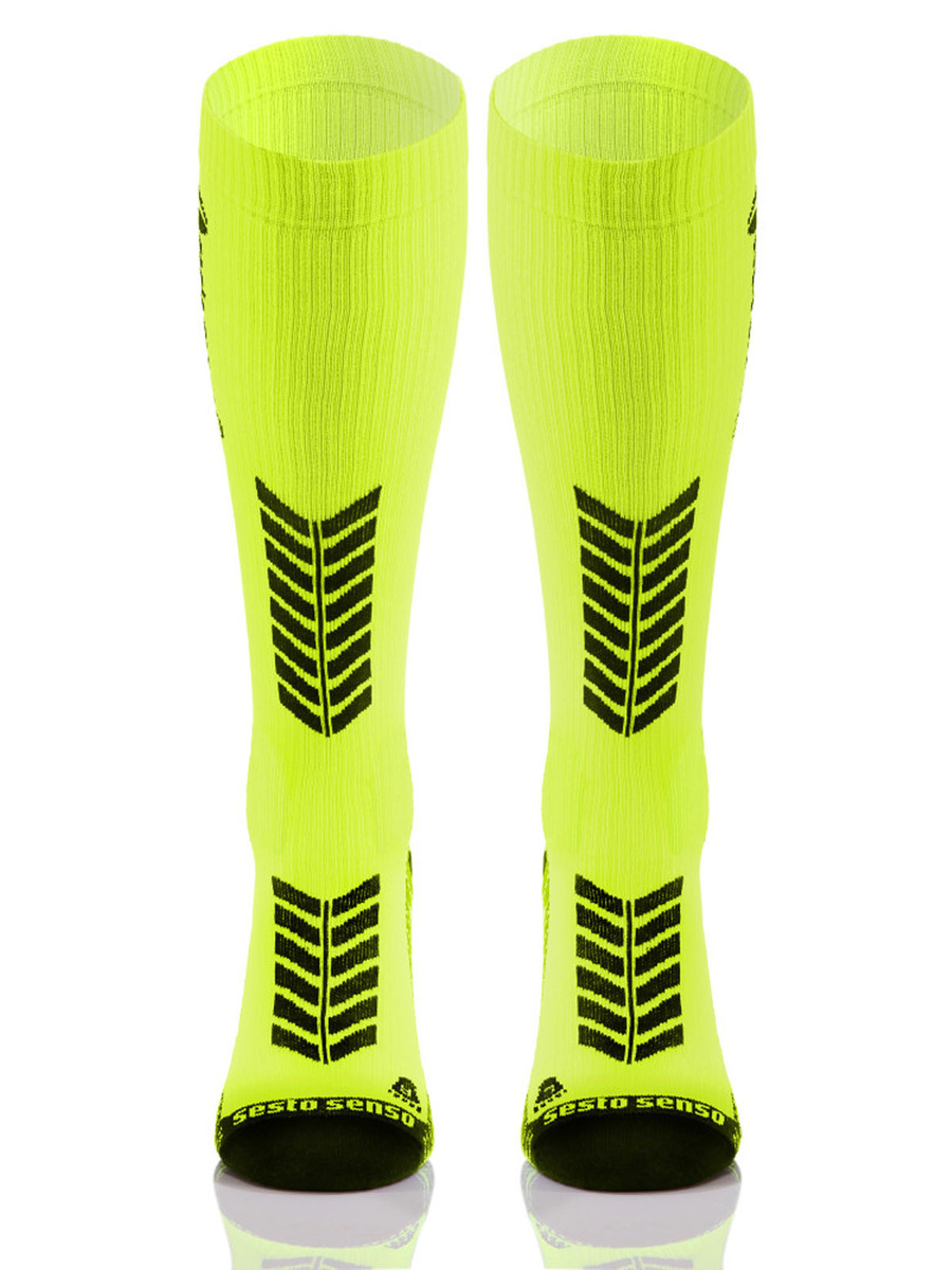 Kompressions-Kniestrümpfe Sportserie Gelb