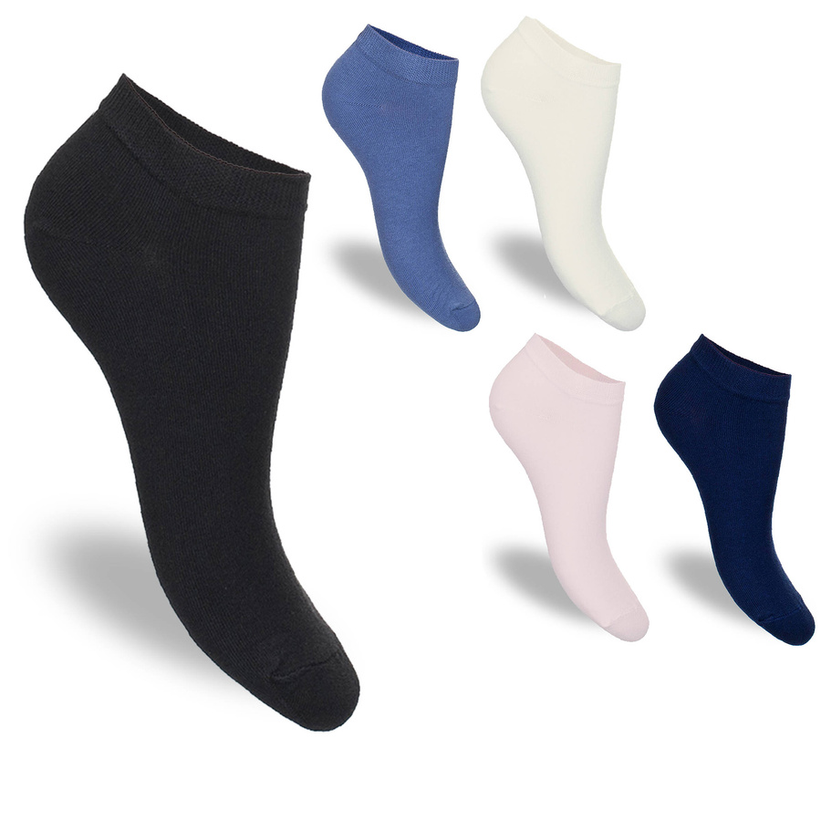 5x Baumwollfüße für Frauen Low 163 Milena