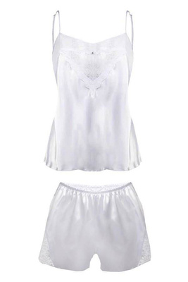 Pijamă Dama Doreen Albastru Satinat