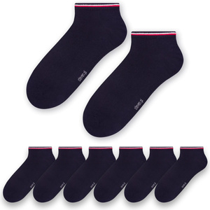 6X Herrensocken mit Streifen Kunst. 075 Steven