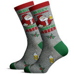 Socken Herren Weihnachtsmotiv Grau