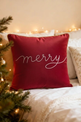 Cushion Merry Red