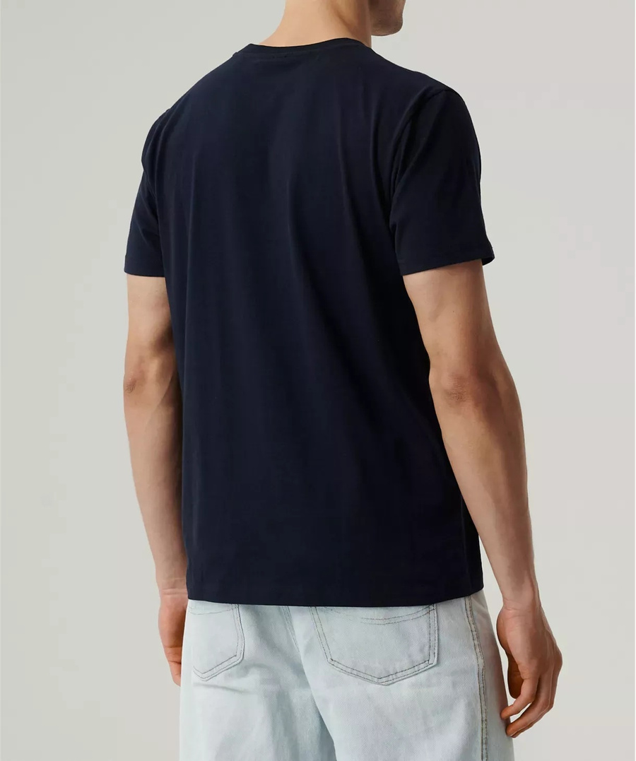 Herren T-Shirts Nmt-033 Blau & Dunkelblau