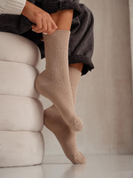 Damen Socken Serie Frotte Zickzack