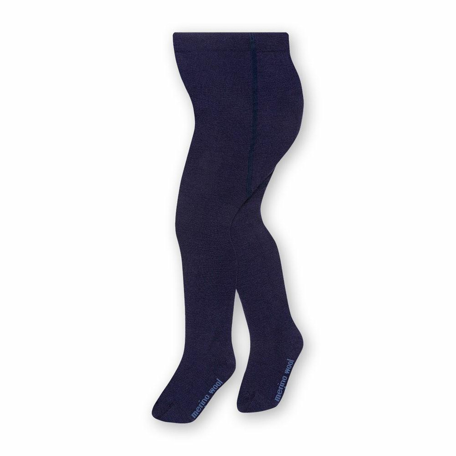 Rajstopki z wełny merino art. 130 TP003 bordowy