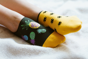 kolorowe stopki Damskie/Męskie ANANAS More Fashion