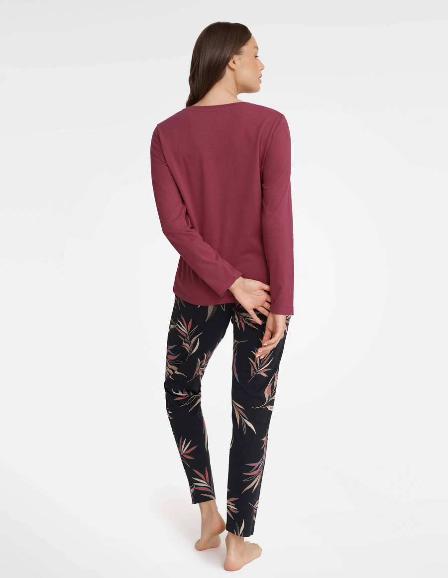 Damen Schlafanzug Garden Mehrfarbig