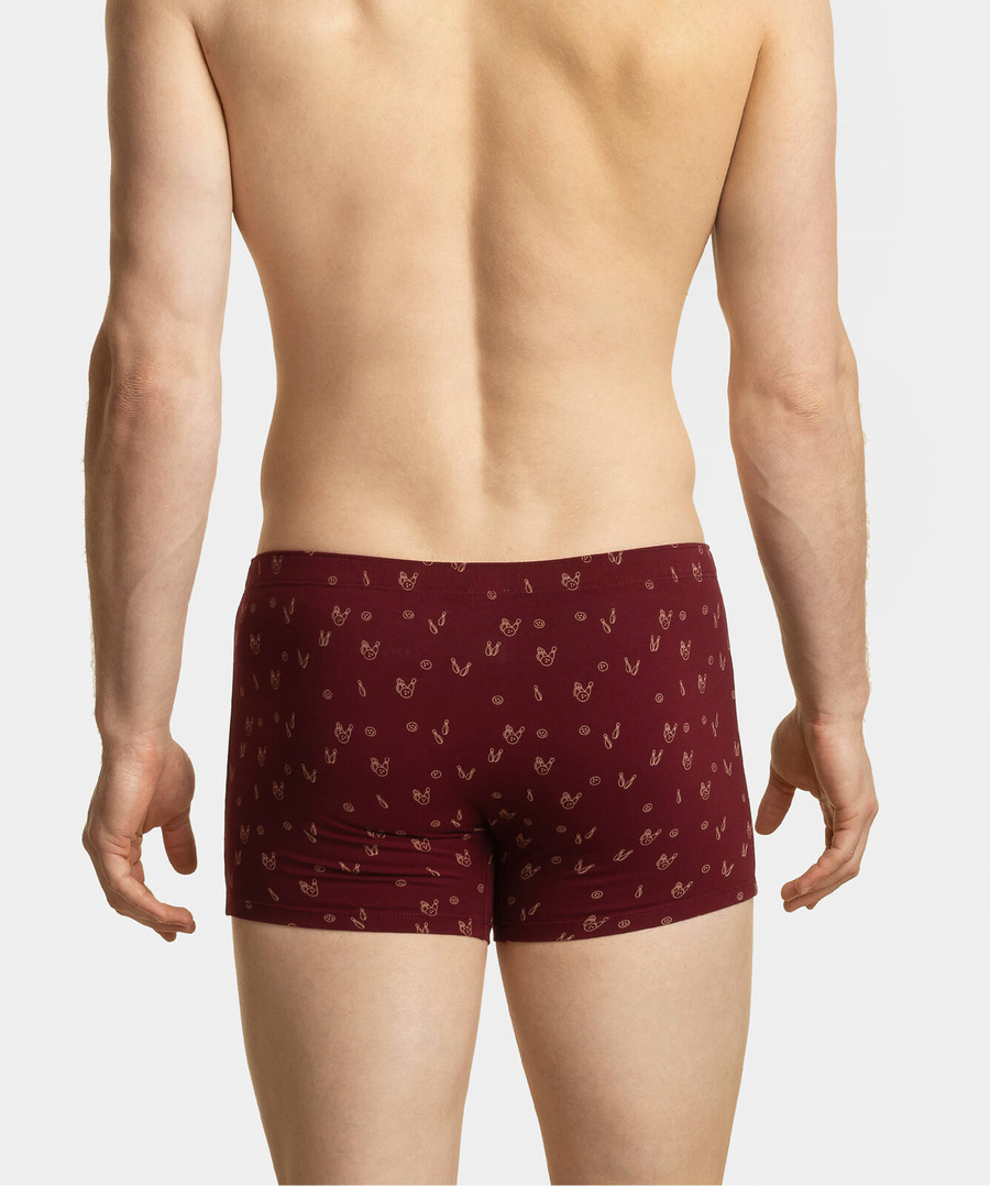 Boxershorts 3MH-025 Rot/Marineblau/Blau/Burgunder