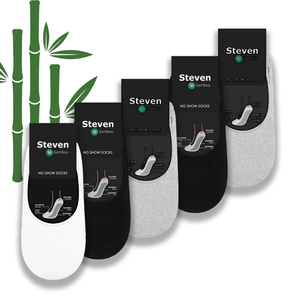 Socken 5X Bambus schwarz