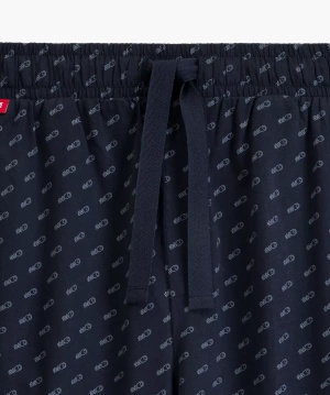 Herren Schlafanzug Serie nmp-390 Grau/Marine/Grün/Blau