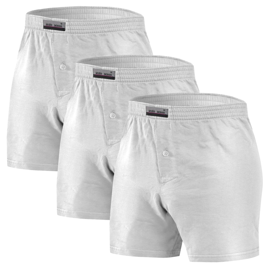 Boxershorts BM01 Weiß