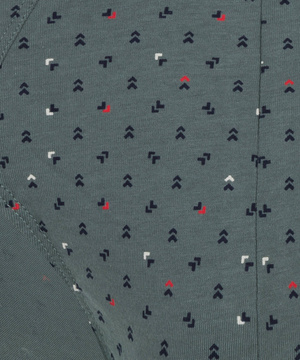 Atlantic Herren Sport Slips – 100% Baumwolle, Bequeme Unterwäsche mit Print, 3er Pack, Schwarz/Blau/Grün/Rot/Marineblau, Klassische Kollektion