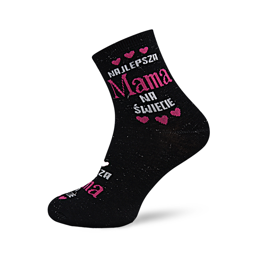 Gemusterte Socken Day Of Mommy Geschenk Milena
