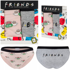 Zestaw 2x Majtki damskie SOXO Dzień Kobiet figi Friends