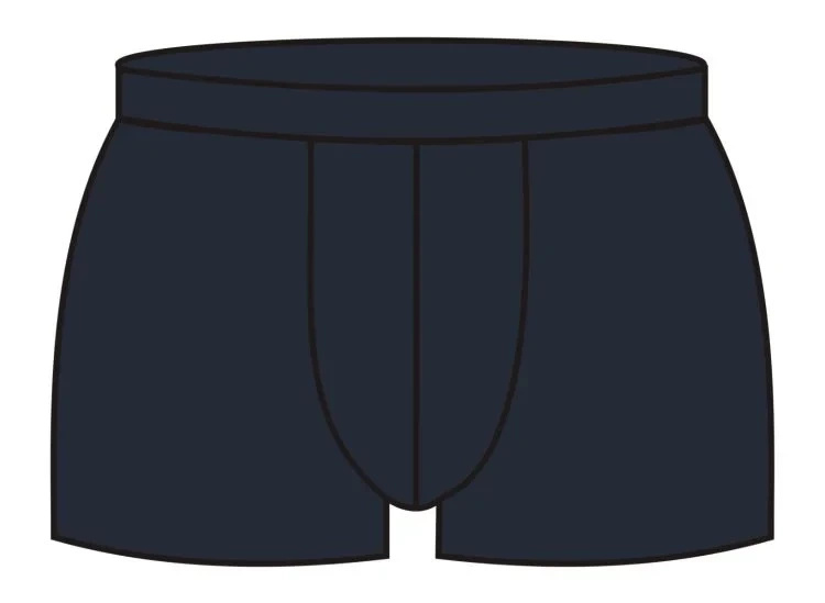 Herren-Boxershorts Authentic 220 marine Cornette