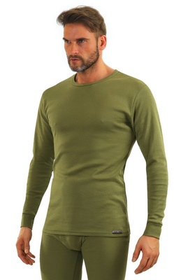 Langarmshirt Herren Art. 111 Olivgrün