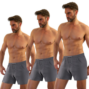 3er-Pack Classic loose cotton PANTHER Herren-Boxershorts Sesto Senso