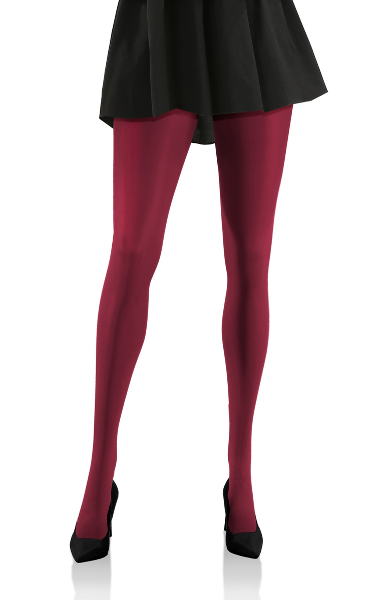 Blickdichte Strumpfhose Caldo Rot