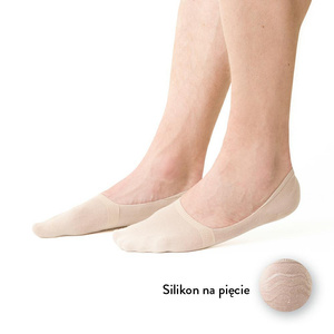 Stopki baleriny bawełniane z silikonem art. 058 Steven