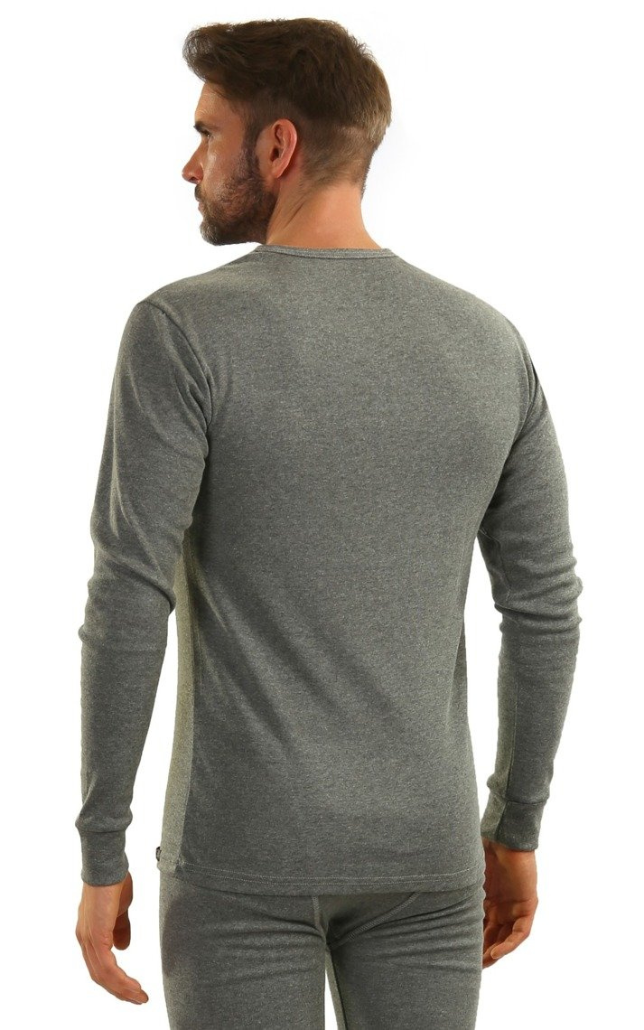 Tricou bărbătesc cu mânecă lungă Art. 111 Gri melanj