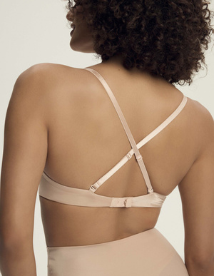 Push Up Bra Silky Beige