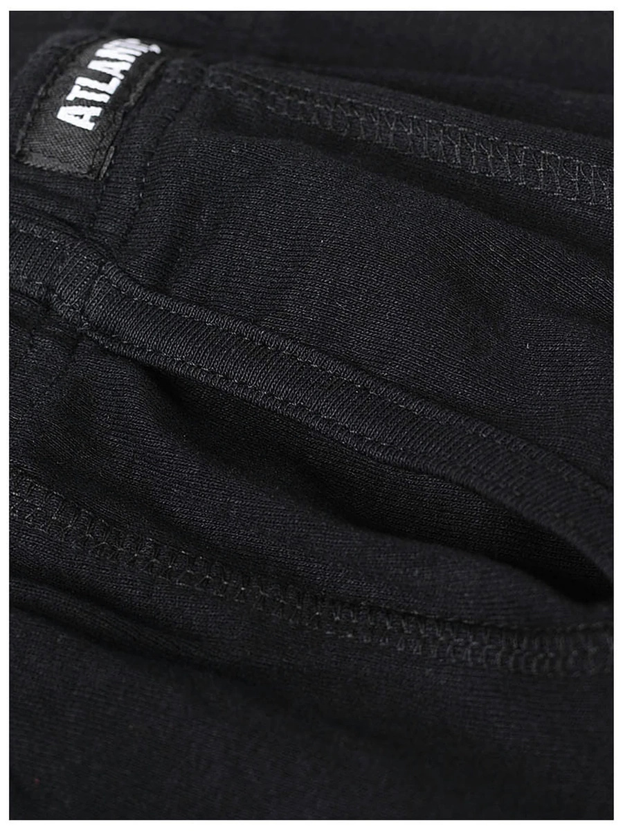 Lange Herrenunterhose Bml-011 Grau Schwarz