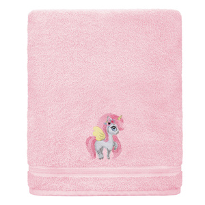 Baby Towel Unicorn Pink
