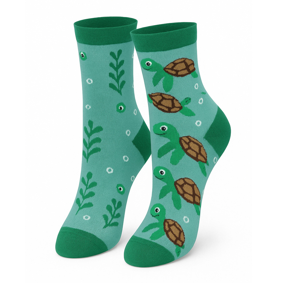 Bunte Damensocken mit lustigen Mustern Milena