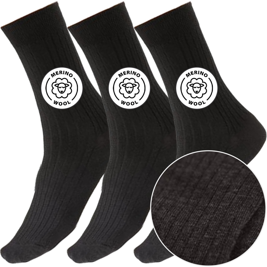 Kompressionsfreie Damensocken aus Merinowolle