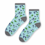 Beerenkunst-Socken. 159 VL054 blau