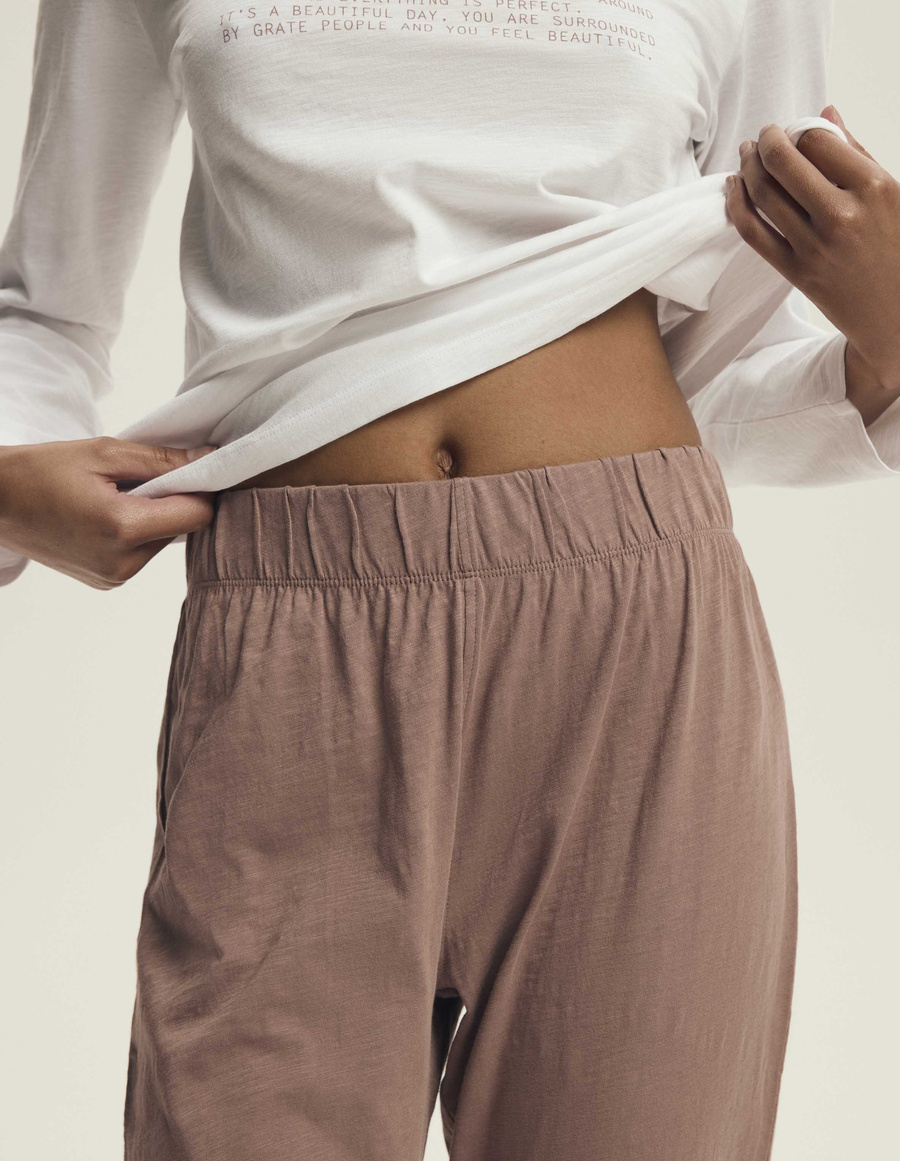 Pijamă Damă 43701 Roșu Închis