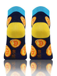 Kolorowe śmieszne ZAKOSTKI SKARPETY FINEST Sesto Senso