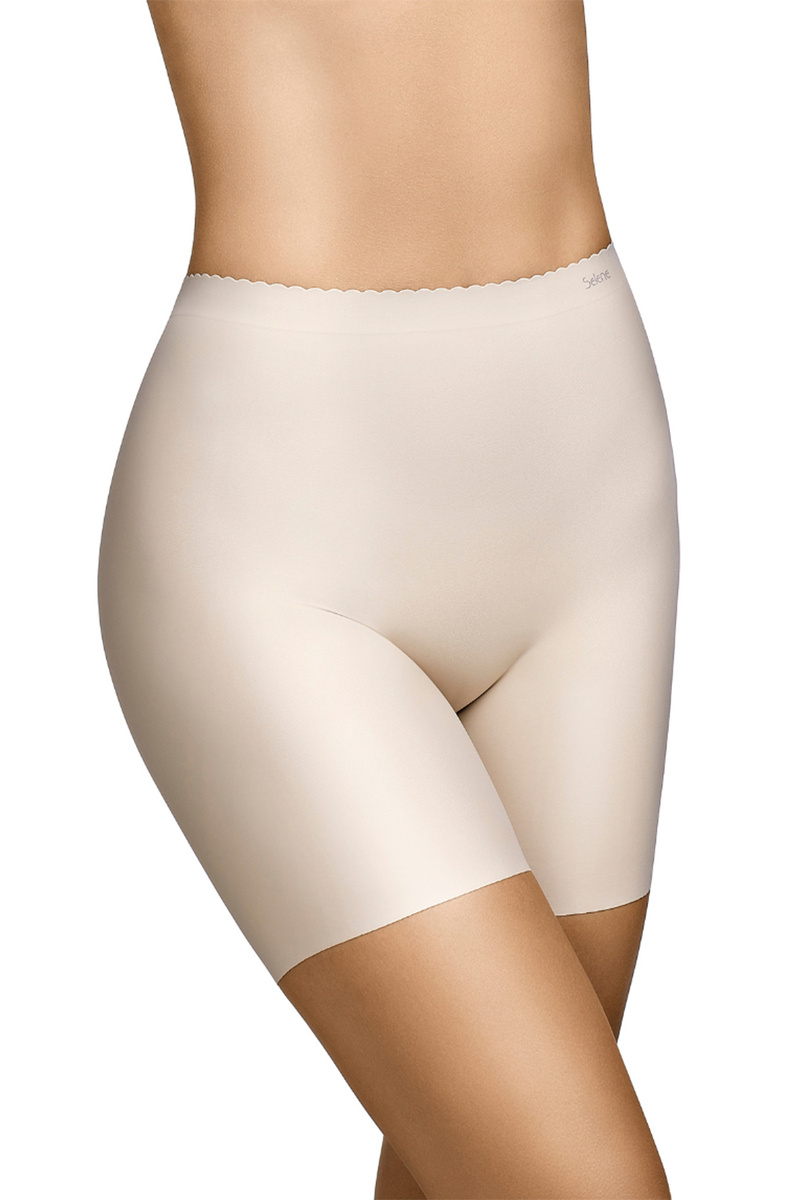 Faja Pantalón 504 modeling panties with legs, tierra-beige