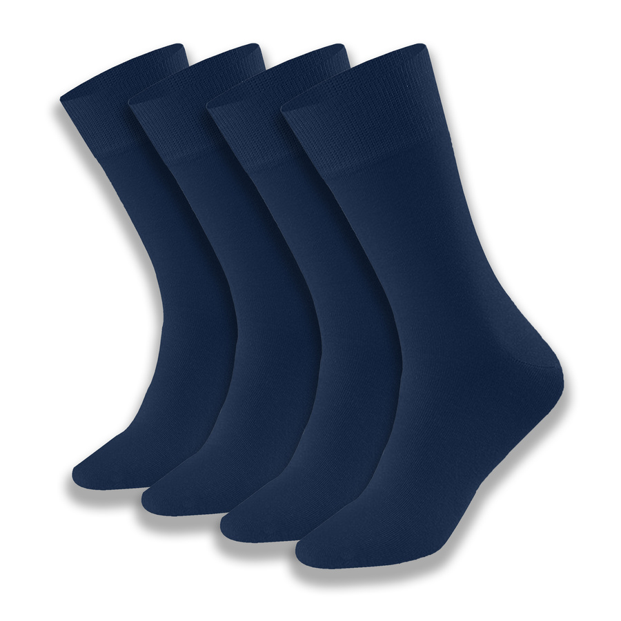 Socken Herren Serie Glatt Blau