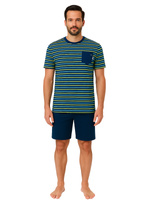 Herren Schlafanzug mit langen Ärmeln Jasiek 2576/26