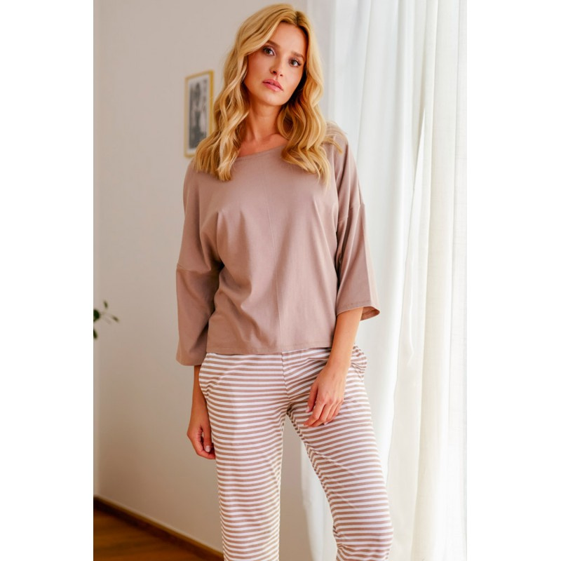 Doctor Nap Piżama w kolorze beżowym, Rozmiar: L