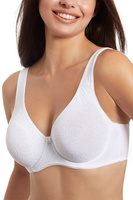 TERESA Soft Bra with Embossing, blanco-white