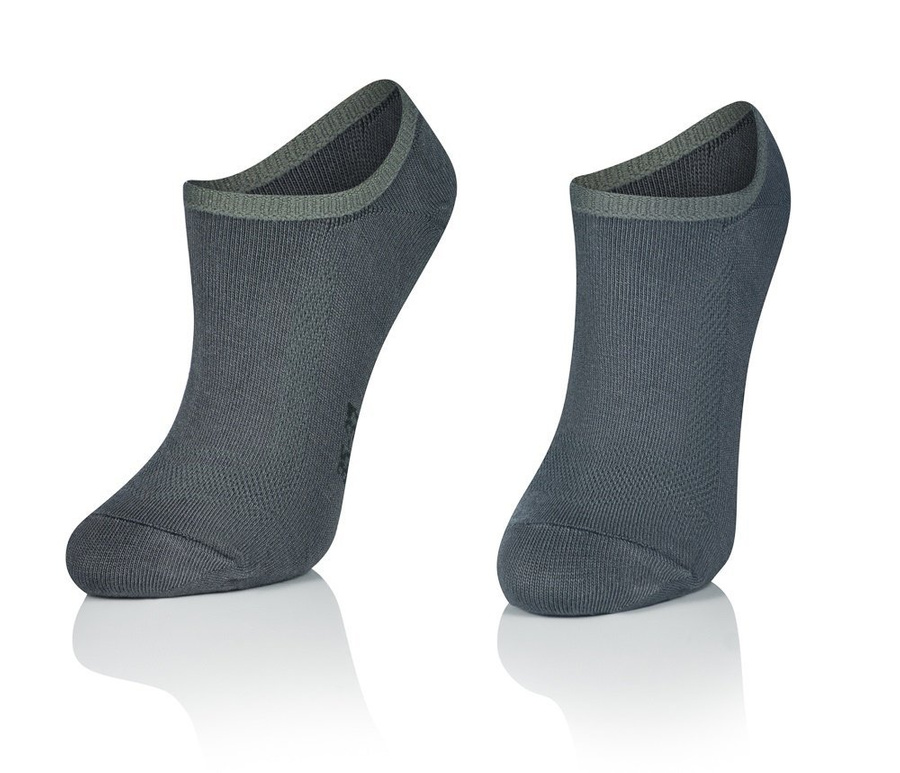 Mikrosocken Serie 1269 Grau + Hellgrün