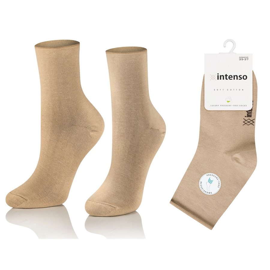 Socken für Frauen ohne Druckknöpfe Baumwolle Art. 020 Intenso