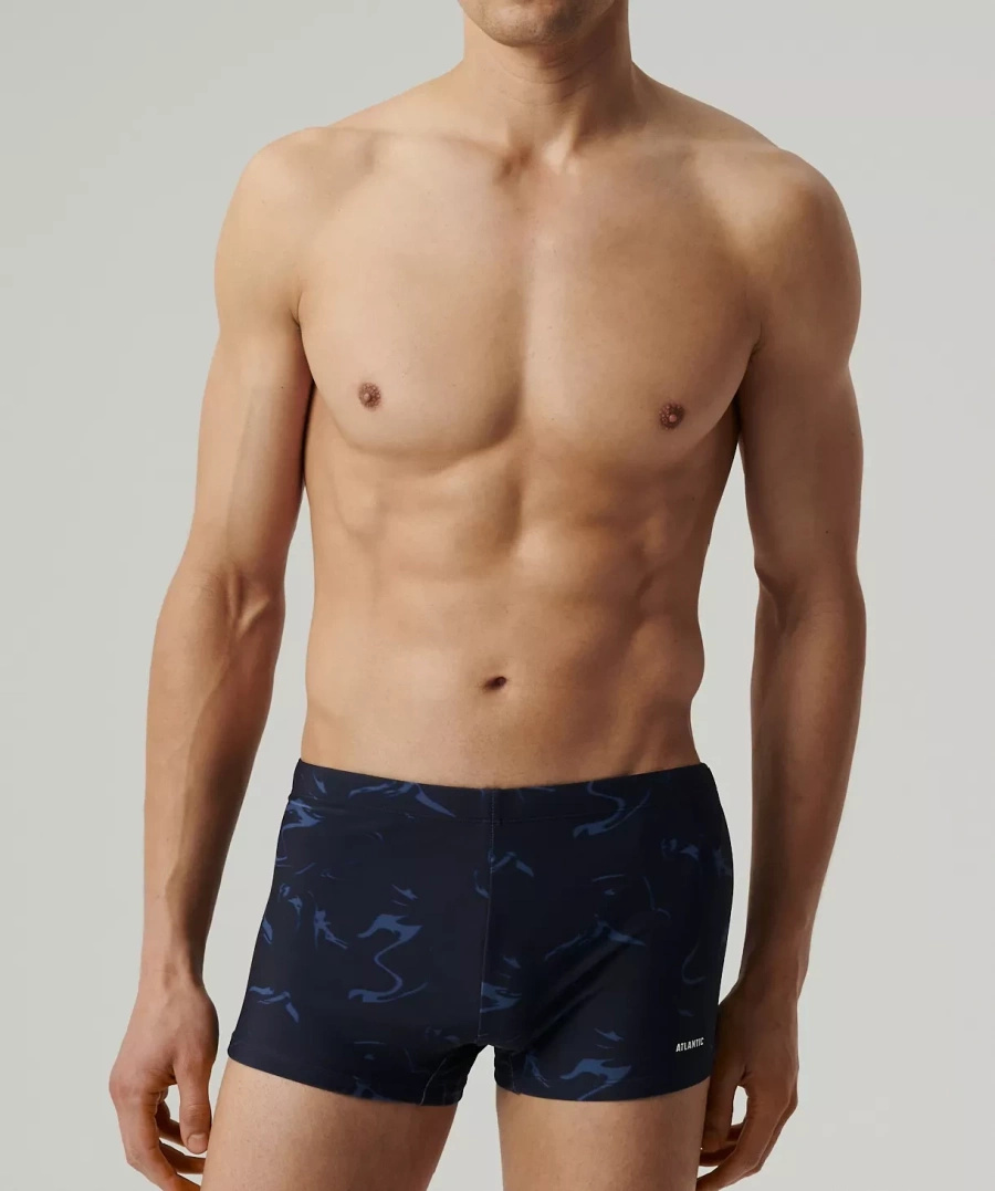 Badeshorts Kms-319 Dunkelblau-Blau