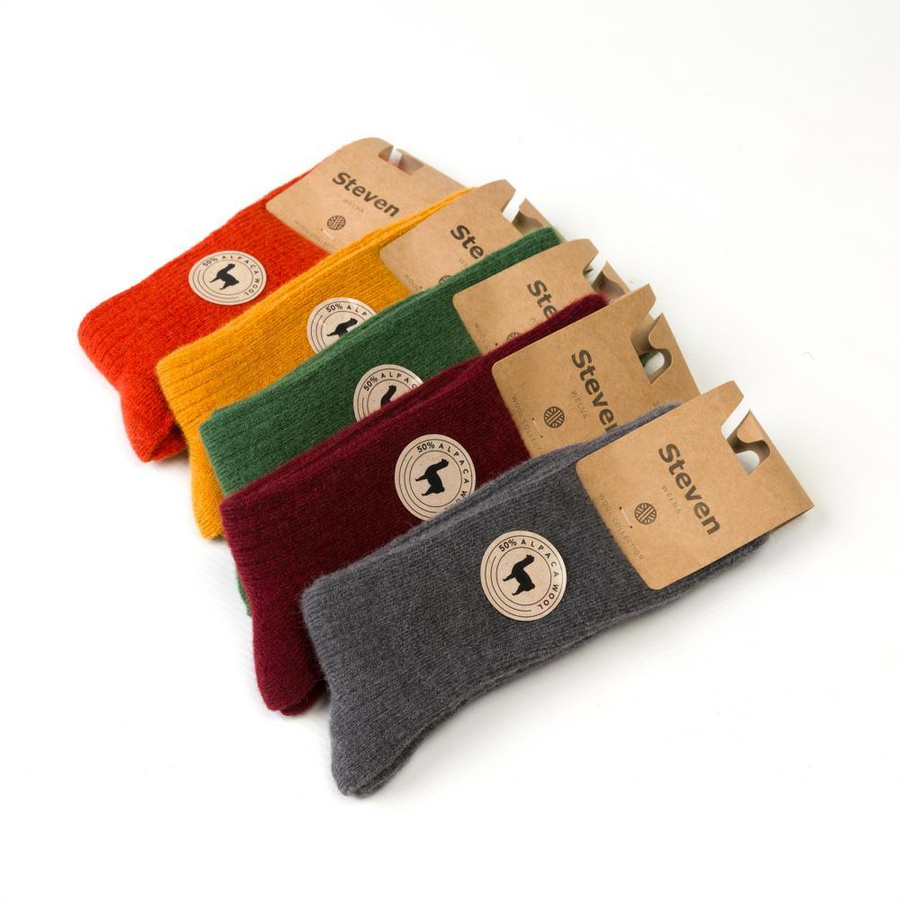 Socken 50% Alpaka Wolle Kunst. 044