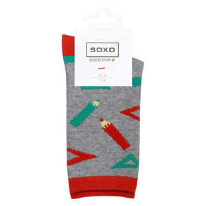 Soxo Good Stuff geometrisch gefärbte Kindersocken