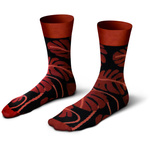 Socken Funny Blatt Rot