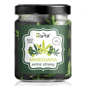 Skarpety Damskie / Męskie w Słoiku na prezent Marihuana