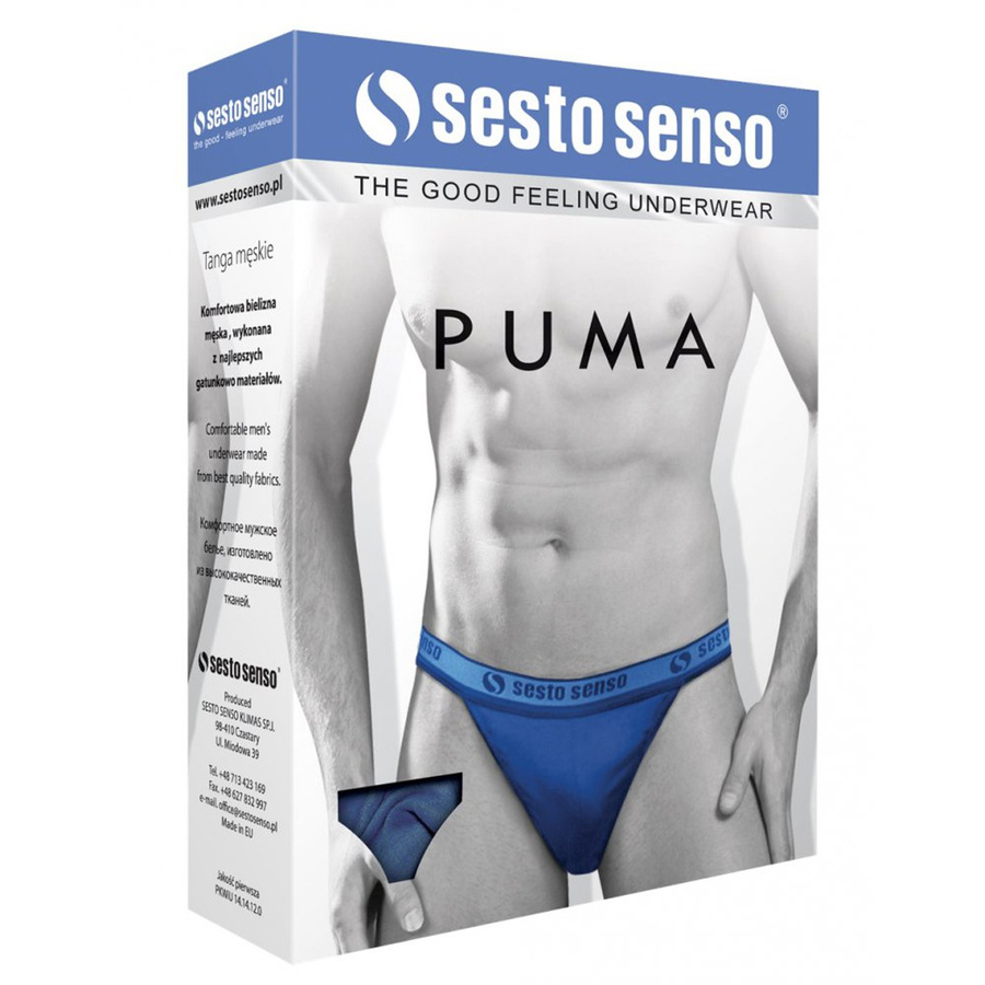 Chiloți tanga SM04 Bleumarin