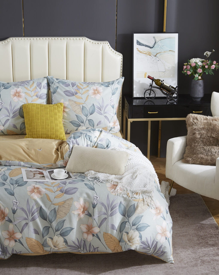 Lenjerie de pat XDF 021 Verde salvie