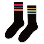 Sportliche gestreifte Socken für Damen/Herren Mehr Mode